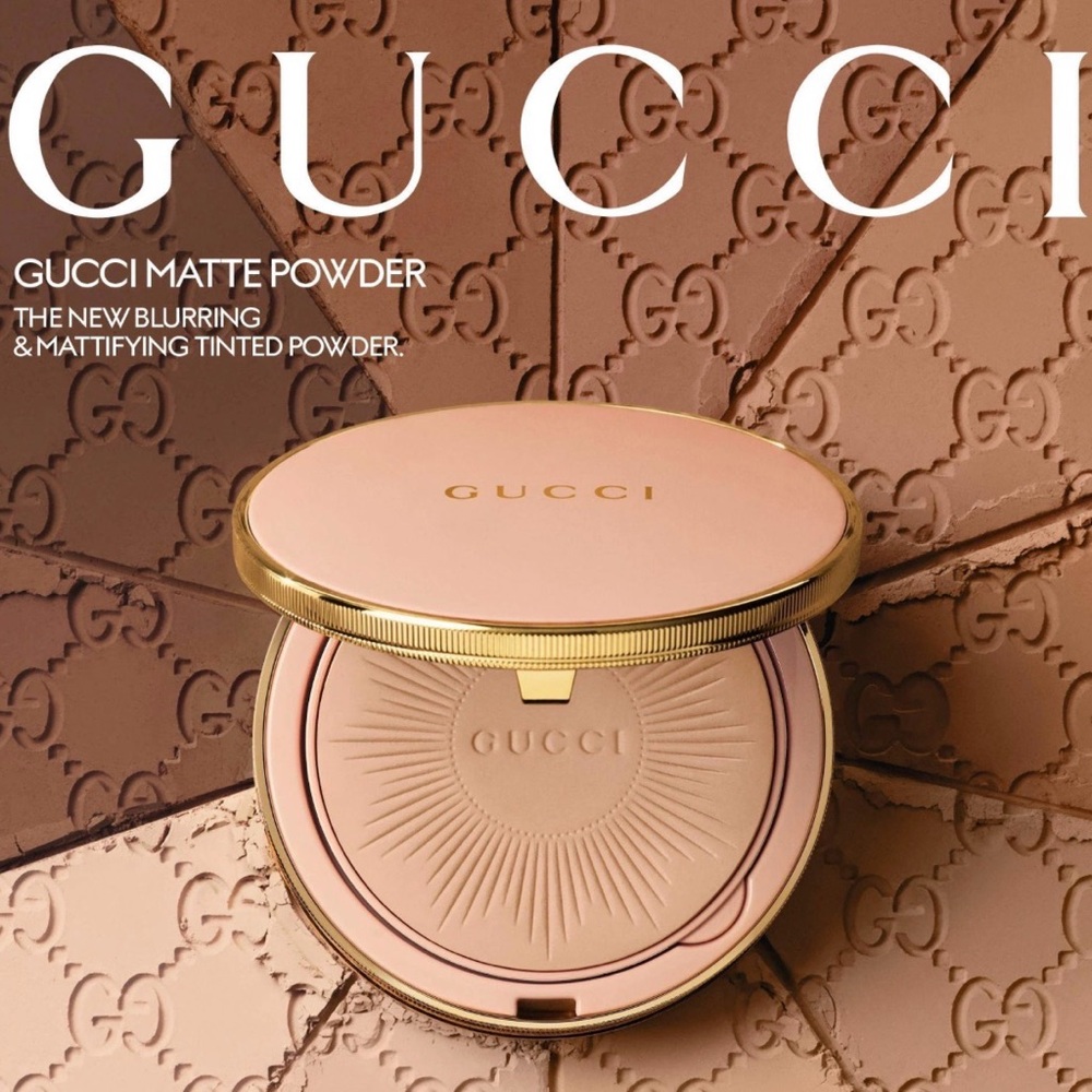 NIBGucci Matte Powder in Luxurious Pink and Gold n 11.5